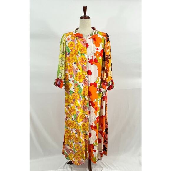 CELIAB Celia B Sz S Small Titanite Duster Caftan Kaftan Jacket Cardigan Coverup - Picture 9 of 12